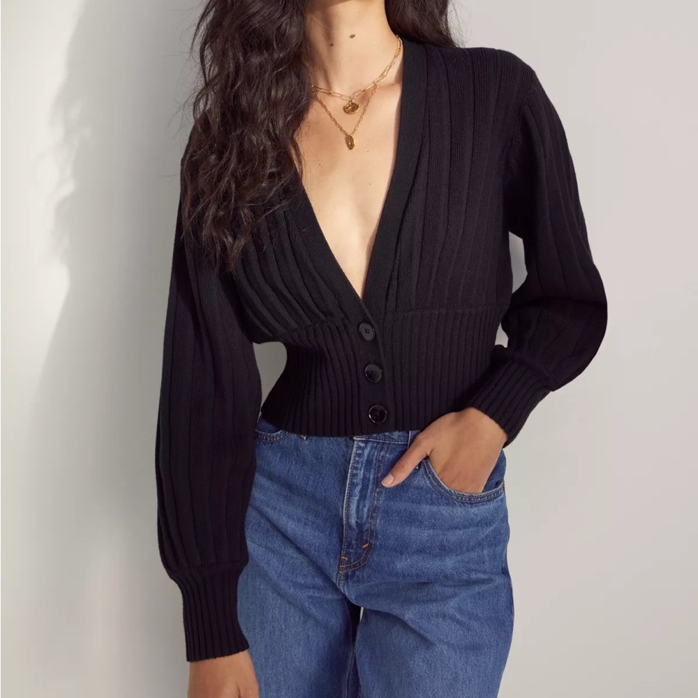 Aritzia Plunge Front Cardigan